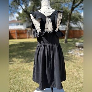 FRNCH little black dress with pockets! Size Large